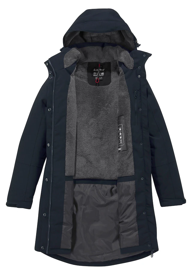 Killtec Parka mit Kapuze mit verschweißten Nähten, 10.000 mm Wassersäule, wasser- und winddicht