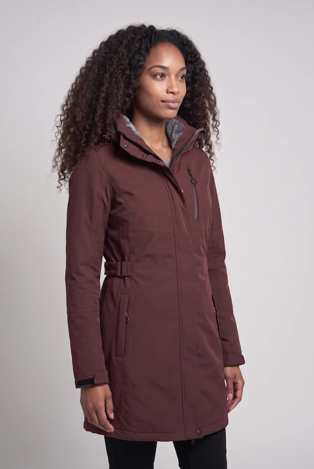 Killtec Parka mit Kapuze mit verschweißten Nähten, 10.000 mm Wassersäule, wasser- und winddicht