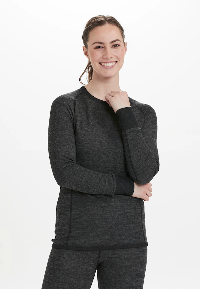 WHISTLER Funktionsshirt »BRANDI« 1 Stk. mit hohem Merinowolle-Anteil