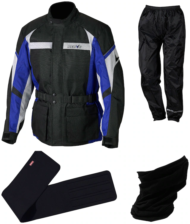 NERVE Motorradkombi »NERVE Set« Set, 4,