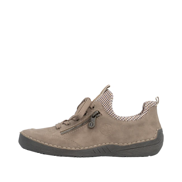 Rieker Slip-On Sneaker Slipper, Schlupfschuh, mit elastischem Einschlupf