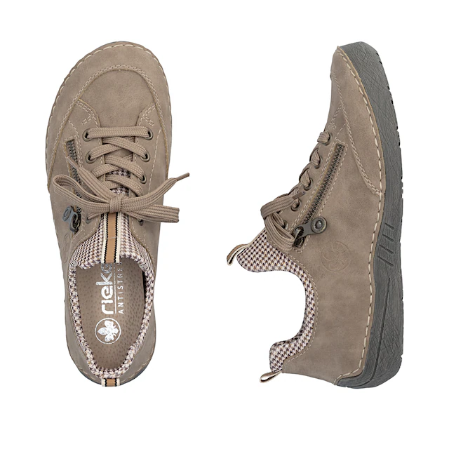 Rieker Slip-On Sneaker Slipper, Schlupfschuh, mit elastischem Einschlupf