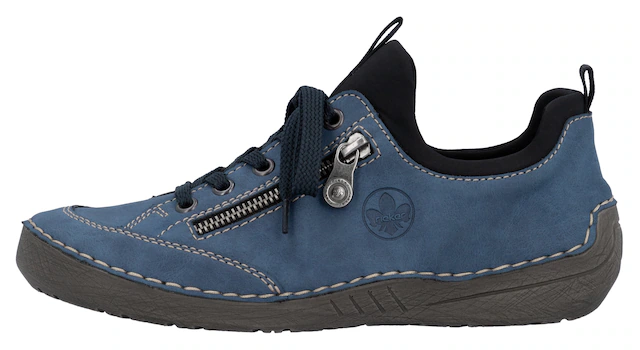 Rieker Slip-On Sneaker Slipper, Schlupfschuh, mit elastischem Einschlupf