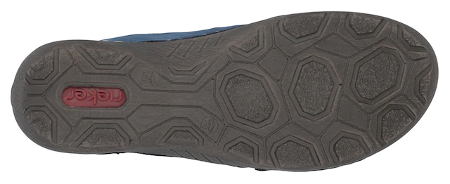 Rieker Slip-On Sneaker Slipper, Schlupfschuh, mit elastischem Einschlupf