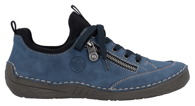 Rieker Slip-On Sneaker Slipper, Schlupfschuh, mit elastischem Einschlupf