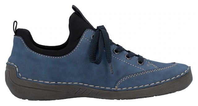 Rieker Slip-On Sneaker Slipper, Schlupfschuh, mit elastischem Einschlupf