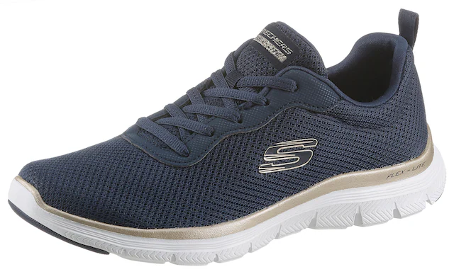 Skechers Sneaker »FLEX APPEAL 4.0 BRILLINAT VIEW« Freizeitschuh, Halbschuh, Schnürschuh mit Air Cooled Memory Foam