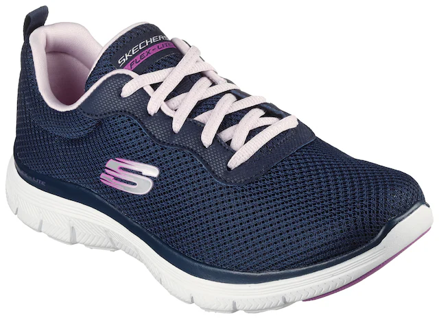 Skechers Sneaker »FLEX APPEAL 4.0 BRILLINAT VIEW« Freizeitschuh, Halbschuh, Schnürschuh mit Air Cooled Memory Foam