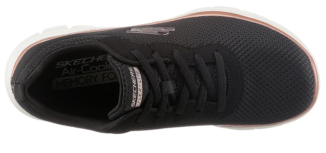 Skechers Sneaker »FLEX APPEAL 4.0 BRILLINAT VIEW« Freizeitschuh, Halbschuh, Schnürschuh mit Air Cooled Memory Foam
