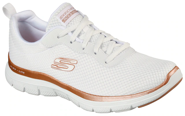 Skechers Sneaker »FLEX APPEAL 4.0 BRILLINAT VIEW« Freizeitschuh, Halbschuh, Schnürschuh mit Air Cooled Memory Foam