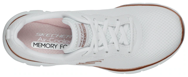 Skechers Sneaker »FLEX APPEAL 4.0 BRILLINAT VIEW« Freizeitschuh, Halbschuh, Schnürschuh mit Air Cooled Memory Foam