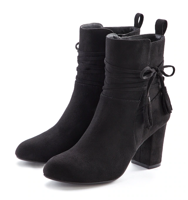 LASCANA Stiefelette »High-Heel-Stiefelette, Ankle Boots, Stiefel,« mit Blockabsatz und raffinierten Riemchen