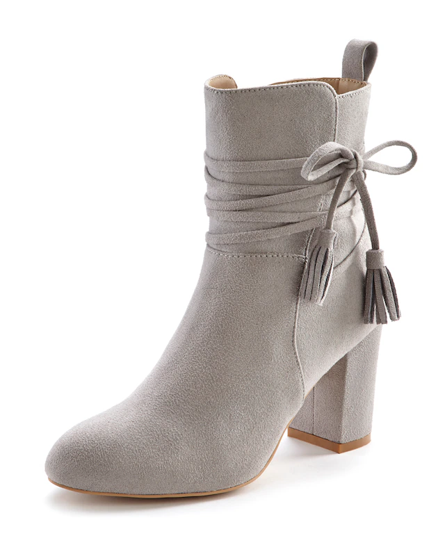 LASCANA Stiefelette »High-Heel-Stiefelette, Ankle Boots, Stiefel,« mit Blockabsatz und raffinierten Riemchen