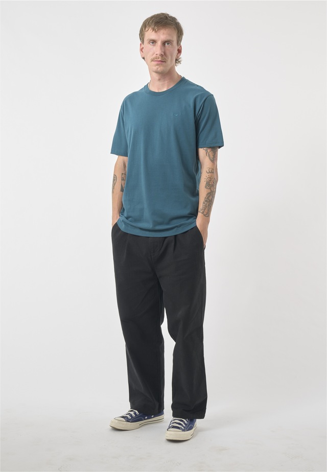 Cleptomanicx T-Shirt »Ligull Regular« mit kleiner Logo-Stickerei