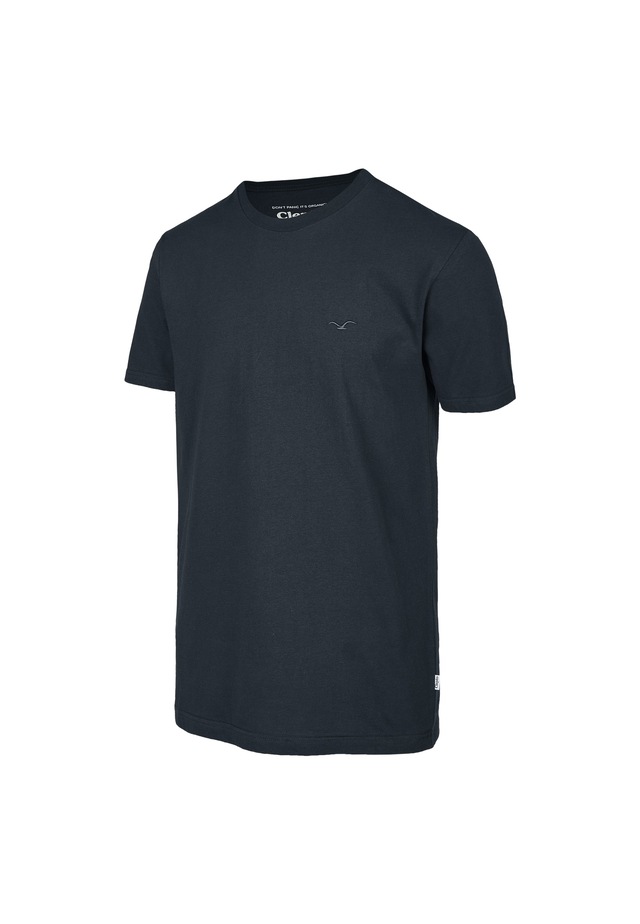 Cleptomanicx T-Shirt »Ligull Regular« mit kleiner Logo-Stickerei