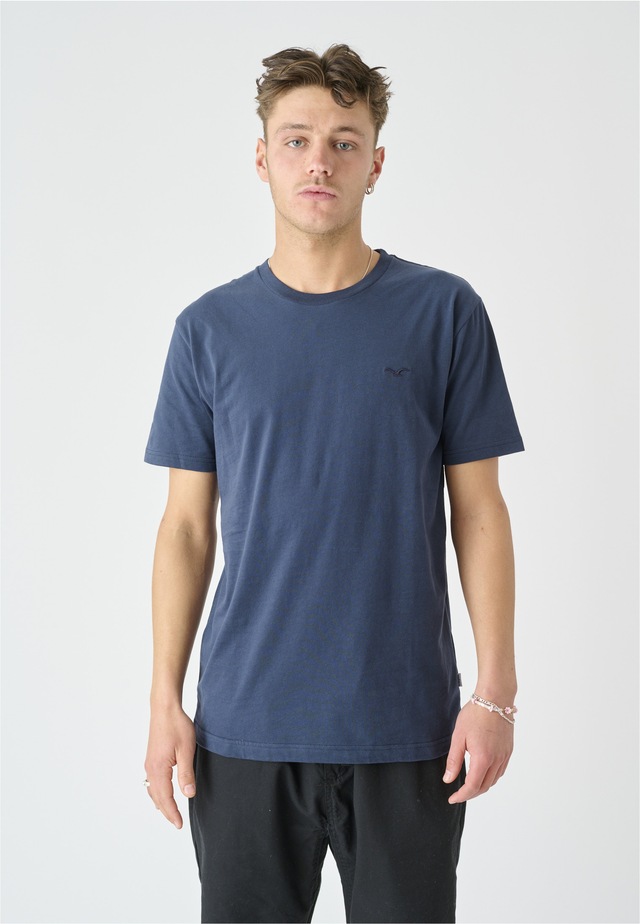 Cleptomanicx T-Shirt »Ligull Regular« mit kleiner Logo-Stickerei
