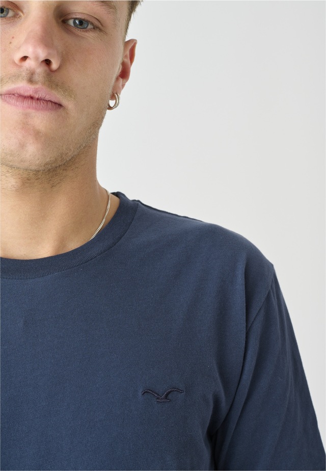 Cleptomanicx T-Shirt »Ligull Regular« mit kleiner Logo-Stickerei