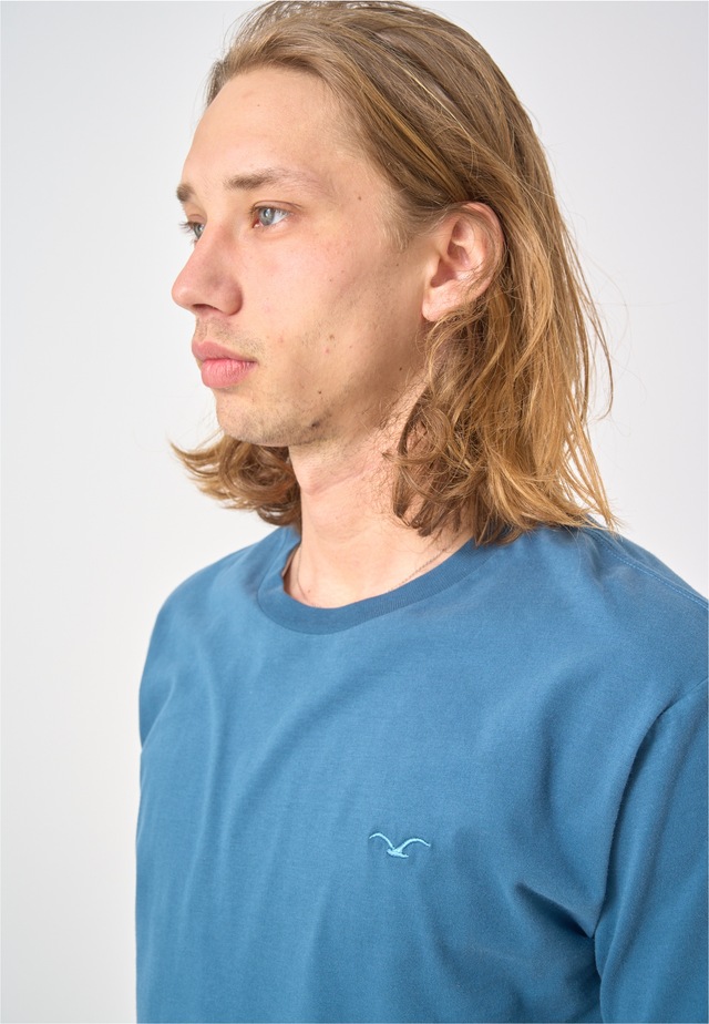 Cleptomanicx T-Shirt »Ligull Regular« mit kleiner Logo-Stickerei