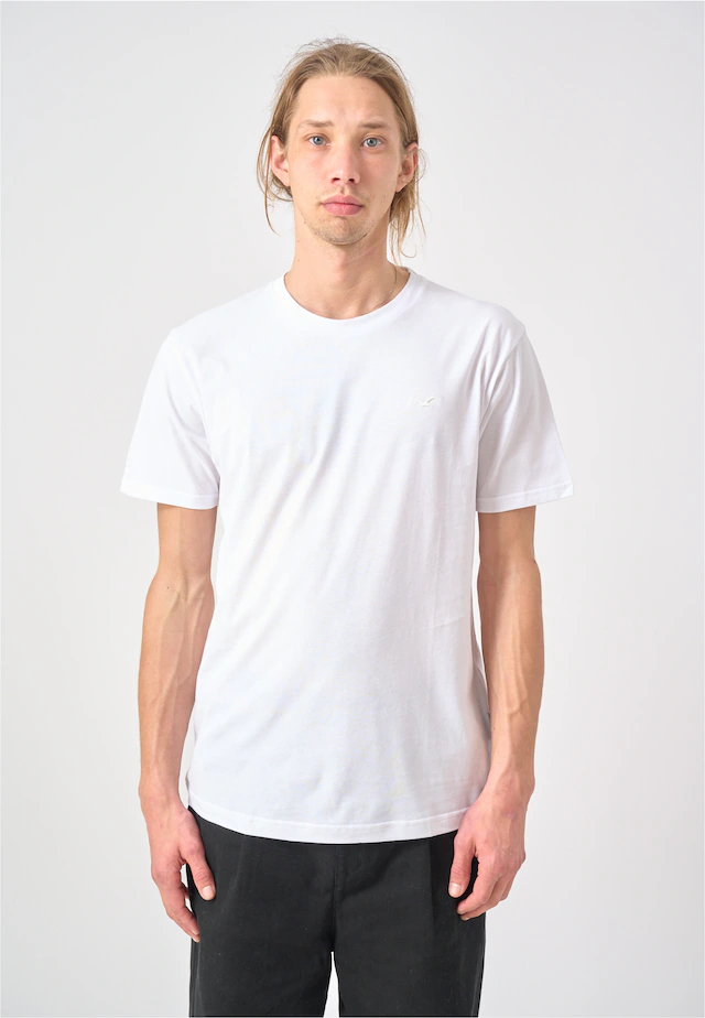 Cleptomanicx T-Shirt »Ligull Regular« mit kleiner Logo-Stickerei