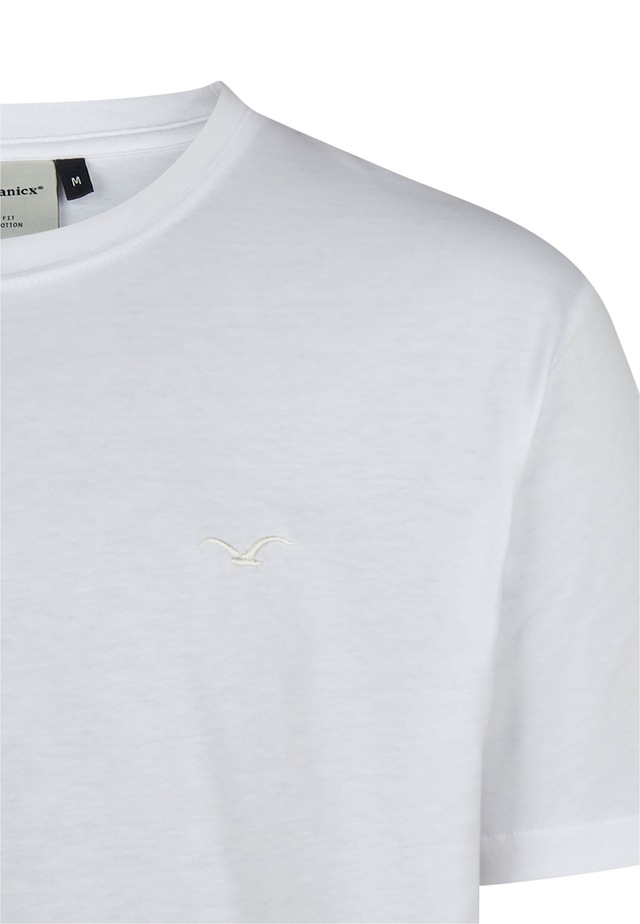 Cleptomanicx T-Shirt »Ligull Regular« mit kleiner Logo-Stickerei