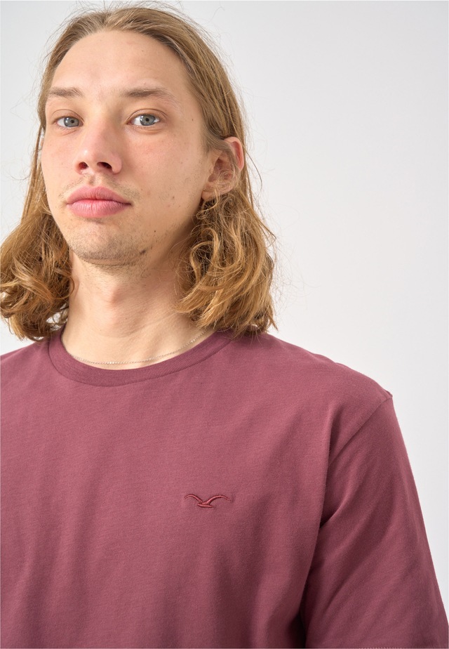 Cleptomanicx T-Shirt »Ligull Regular« mit kleiner Logo-Stickerei
