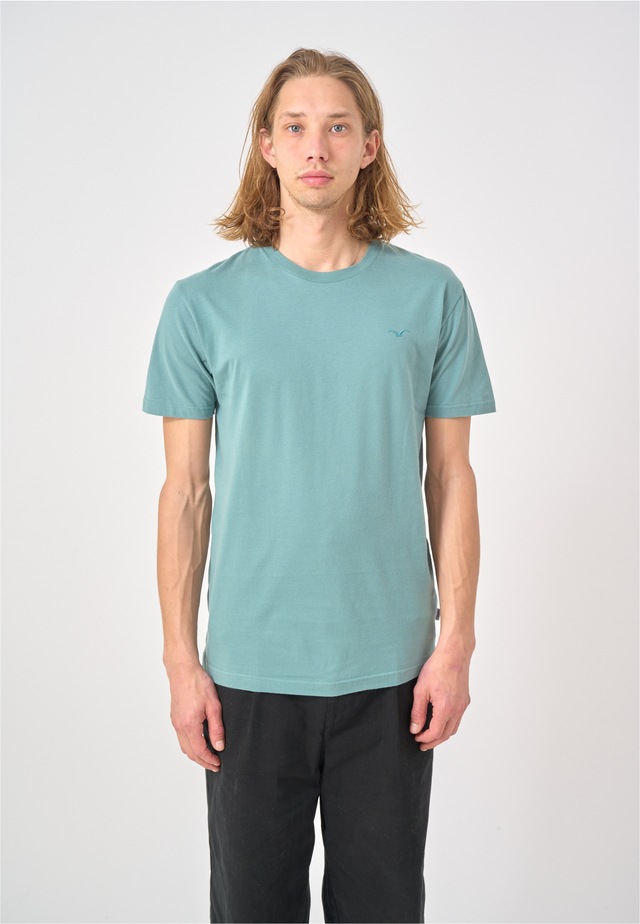 Cleptomanicx T-Shirt »Ligull Regular« mit kleiner Logo-Stickerei
