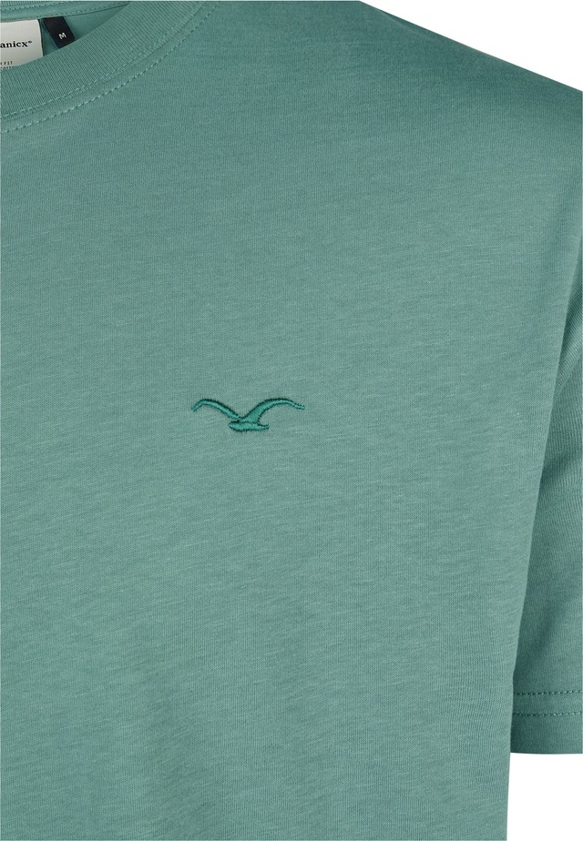 Cleptomanicx T-Shirt »Ligull Regular« mit kleiner Logo-Stickerei