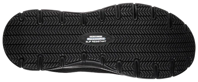 Skechers Berufsschuh Schnürschuh für Gastronomie,Pflege mit gepolsterter Innensohle