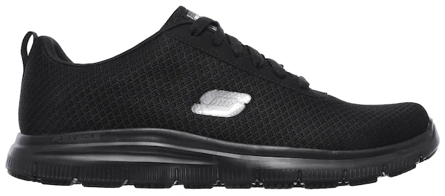 Skechers Berufsschuh Schnürschuh für Gastronomie,Pflege mit gepolsterter Innensohle