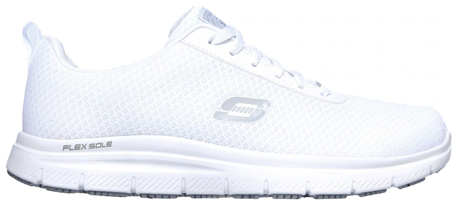 Skechers Berufsschuh Schnürschuh für Gastronomie,Pflege mit gepolsterter Innensohle