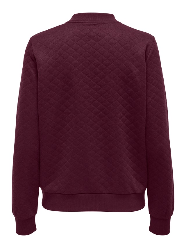 ONLY Sweatjacke »ONLJOYCE L/S BOMBER SWT NOOS« Polyester, regular fit