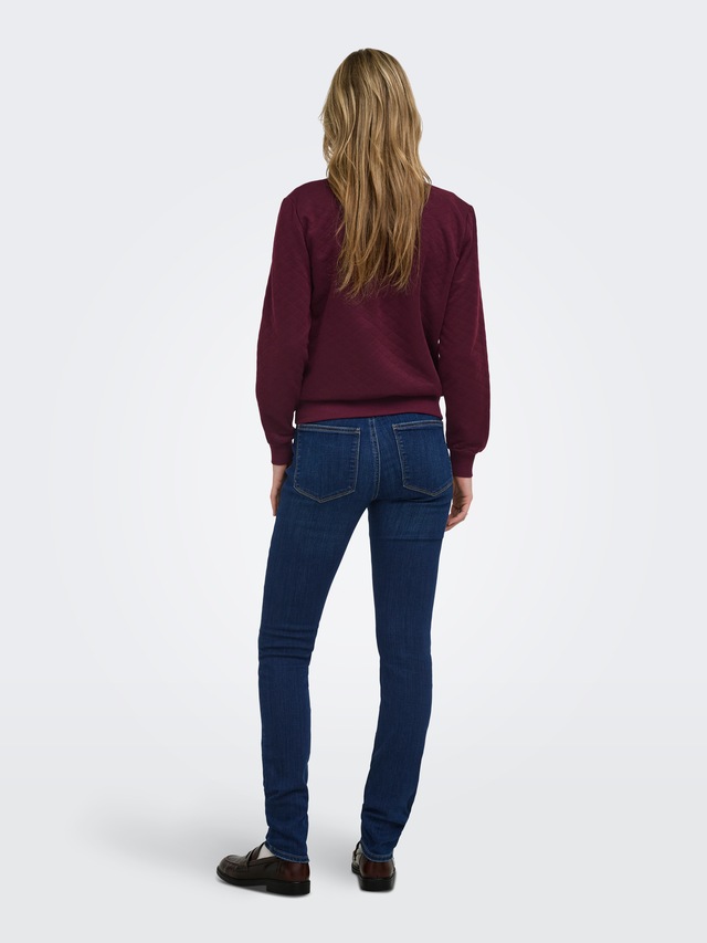 ONLY Sweatjacke »ONLJOYCE L/S BOMBER SWT NOOS« Polyester, regular fit