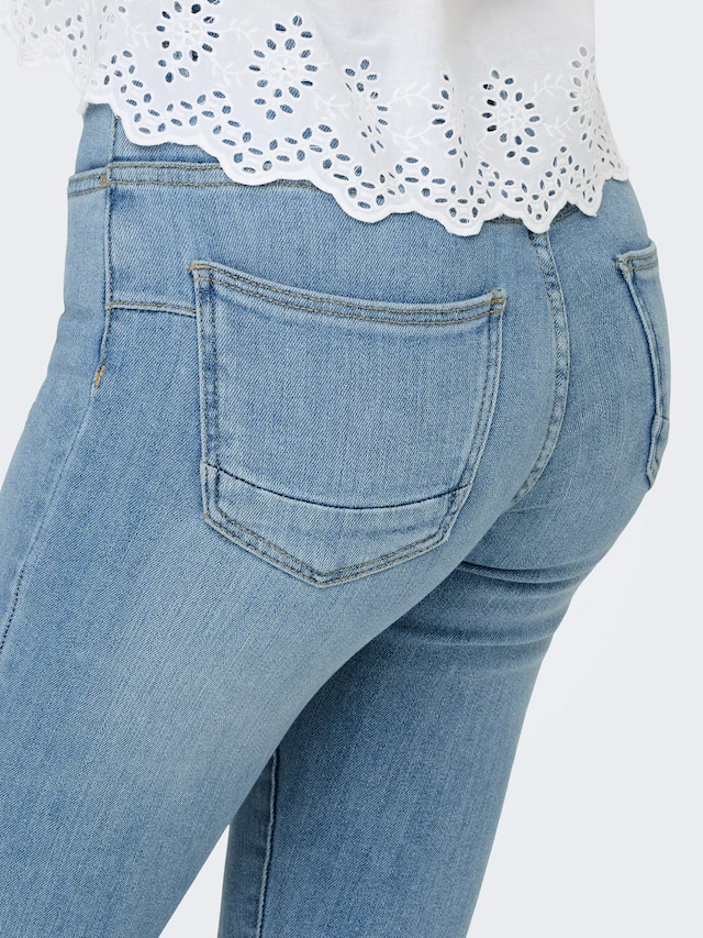 ONLY Skinny-fit-Jeans »ONLPOWER LIFE MID PUSH« Baumwollmischung, skinny fit, regular waist