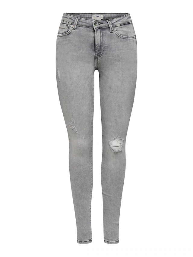 ONLY Skinny-fit-Jeans »ONLPOWER LIFE MID PUSH« Baumwollmischung, skinny fit, regular waist
