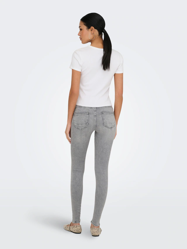 ONLY Skinny-fit-Jeans »ONLPOWER LIFE MID PUSH« Baumwollmischung, skinny fit, regular waist