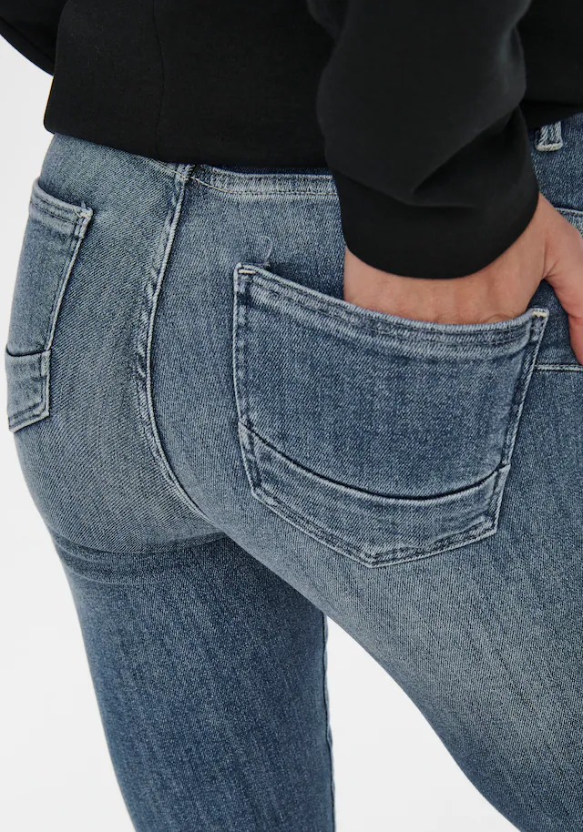 ONLY Skinny-fit-Jeans »ONLPOWER LIFE MID PUSH« Baumwollmischung, skinny fit, regular waist