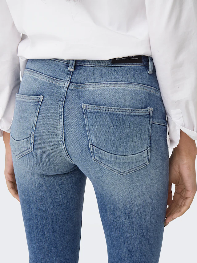 ONLY Skinny-fit-Jeans »ONLPOWER LIFE MID PUSH« Baumwollmischung, skinny fit, regular waist
