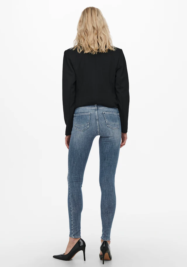 ONLY Skinny-fit-Jeans »ONLPOWER LIFE MID PUSH« Baumwollmischung, skinny fit, regular waist