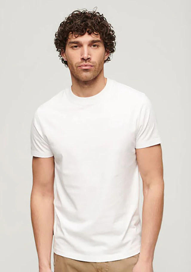 Superdry Rundhalsshirt »Vintage Logo Emb Te« schmale Passform, aus Baumwolle und Single Jersey, mit Stickerei