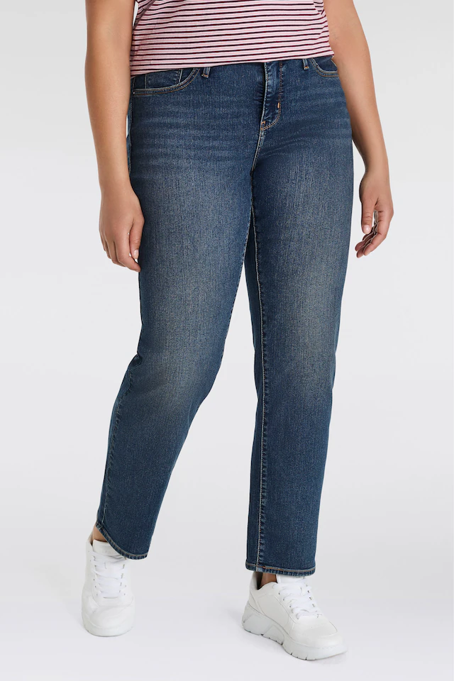 Levi's® Plus Straight-Jeans »314 Shaping Straight« in Baumwoll-Stretch