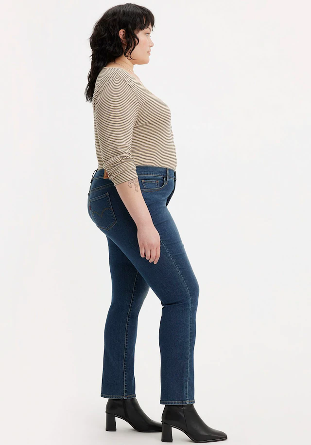 Levi's® Plus Straight-Jeans »314 Shaping Straight« in Baumwoll-Stretch