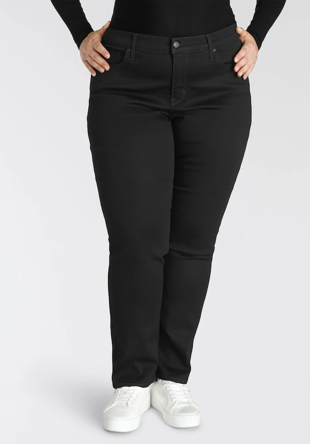Levi's® Plus Straight-Jeans »314 Shaping Straight« in Baumwoll-Stretch