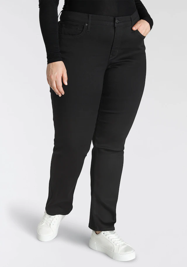 Levi's® Plus Straight-Jeans »314 Shaping Straight« in Baumwoll-Stretch