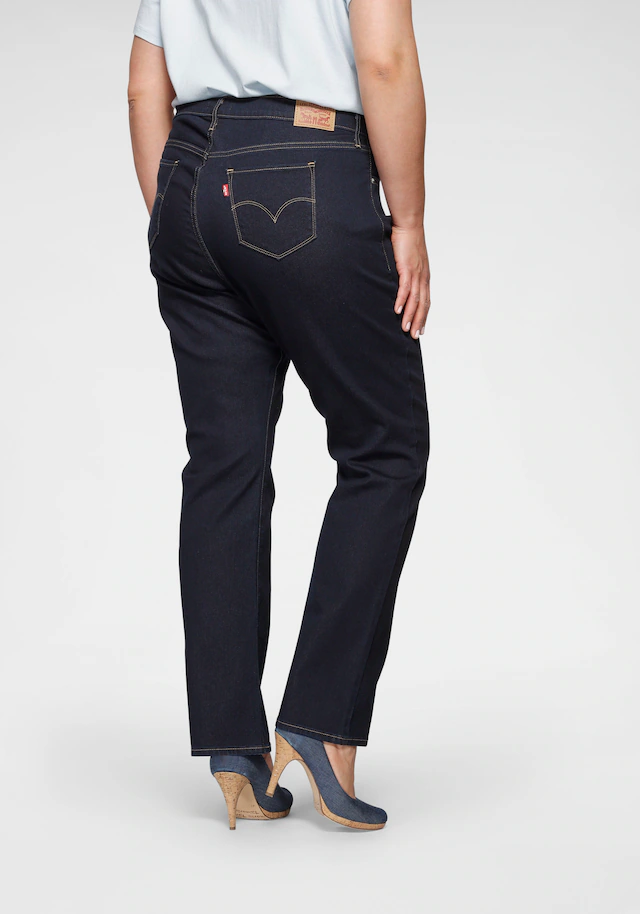 Levi's® Plus Straight-Jeans »314 Shaping Straight« in Baumwoll-Stretch