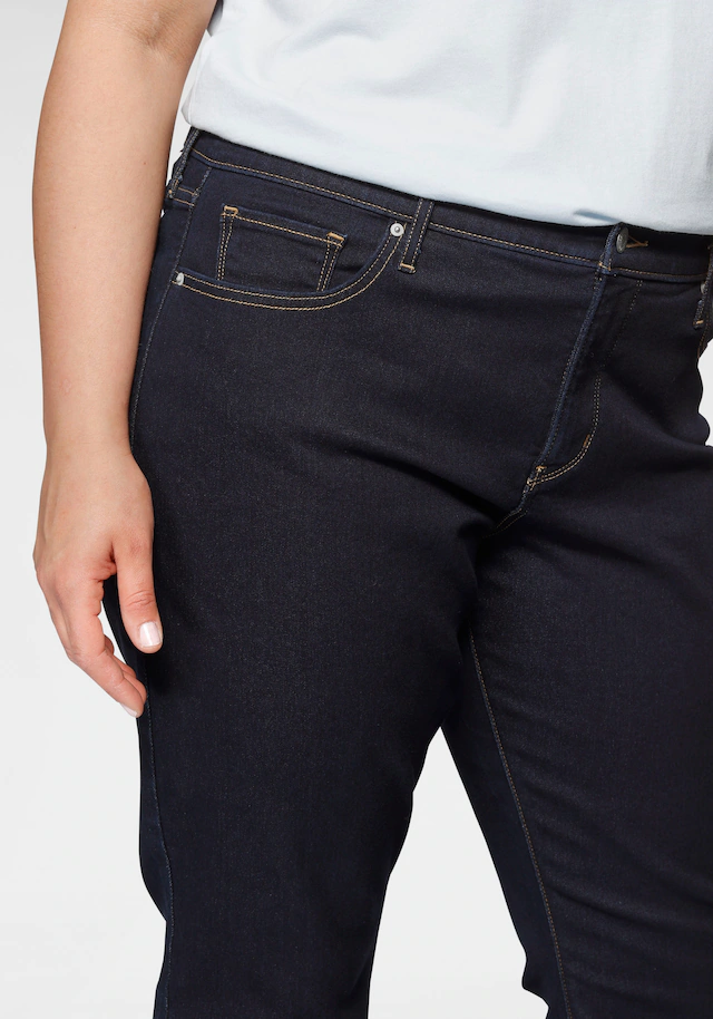 Levi's® Plus Straight-Jeans »314 Shaping Straight« in Baumwoll-Stretch