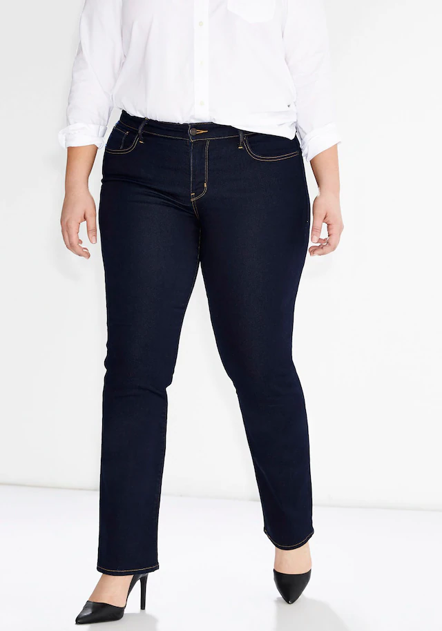 Levi's® Plus Straight-Jeans »314 Shaping Straight« in Baumwoll-Stretch