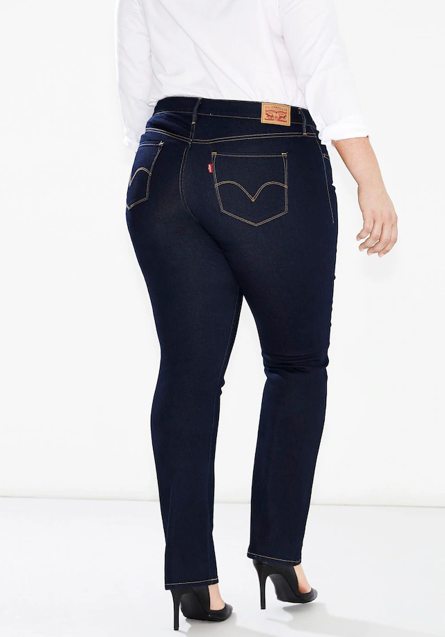 Levi's® Plus Straight-Jeans »314 Shaping Straight« in Baumwoll-Stretch