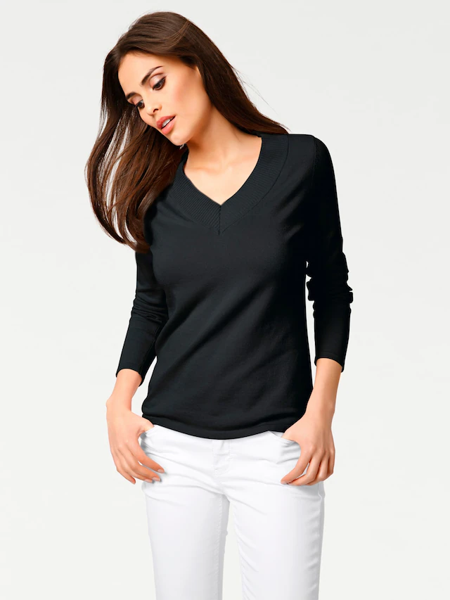 RICK CARDONA by heine Strickpullover »V-Pullover«