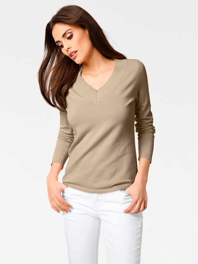 RICK CARDONA by heine Strickpullover »V-Pullover«