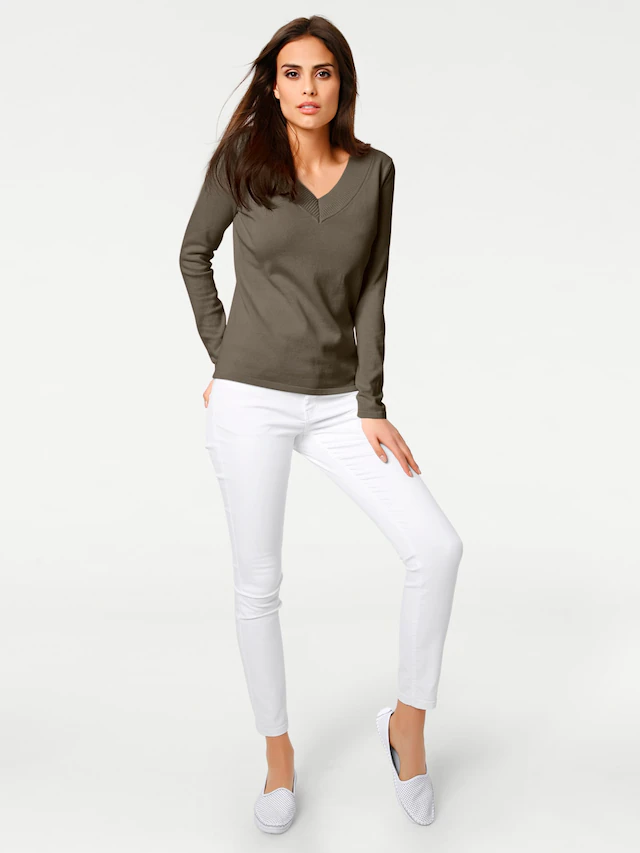 RICK CARDONA by heine Strickpullover »V-Pullover«